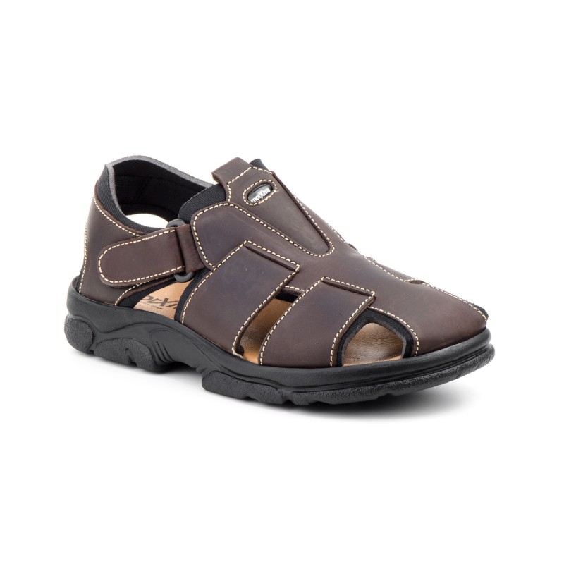 Sandalia Outdoor Piel Hombre Piel Hombre Hombre Outdoor Sandalia Piel Sandalia vIYfb67gy